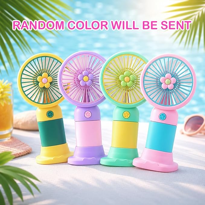 Portable Rechargeable Mini Fan for Travel, Office, Makeup, Kitchen & Outdoor Use image 7