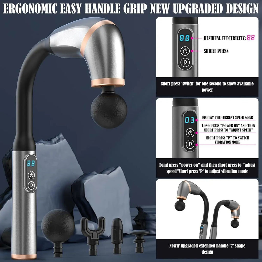 Massage Gun with Extension Handle image 4