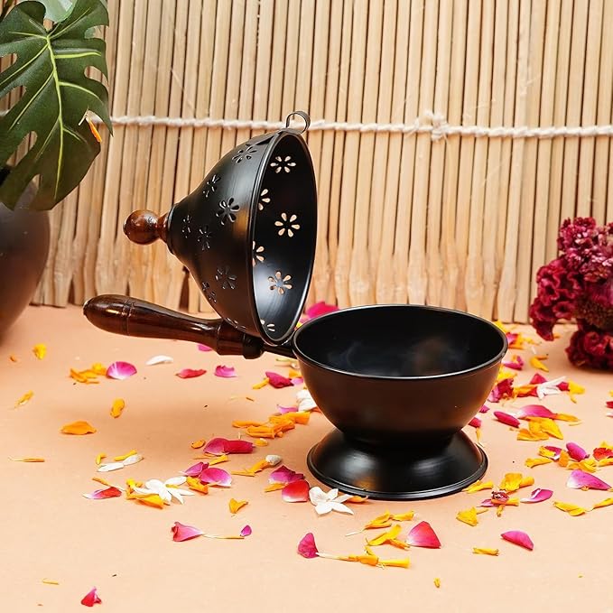 Metal Dhoop Holder (Metal Incense Burner) image 3