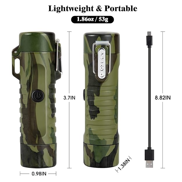 Military ARC Lighter with LED image 1