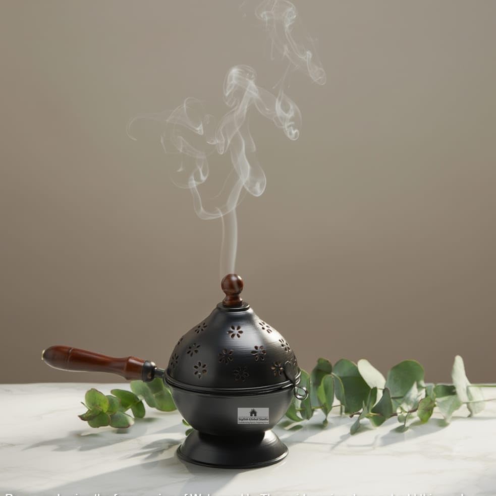 Metal Dhoop Holder (Metal Incense Burner) image 0