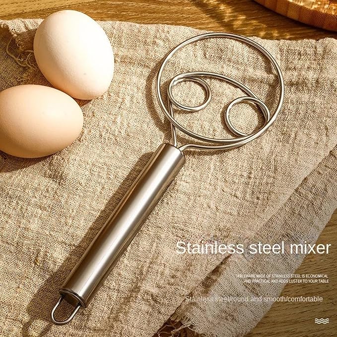 Dough Whisk Stainless Steel – Easy Mixing Tool for Bread & Baking image 3