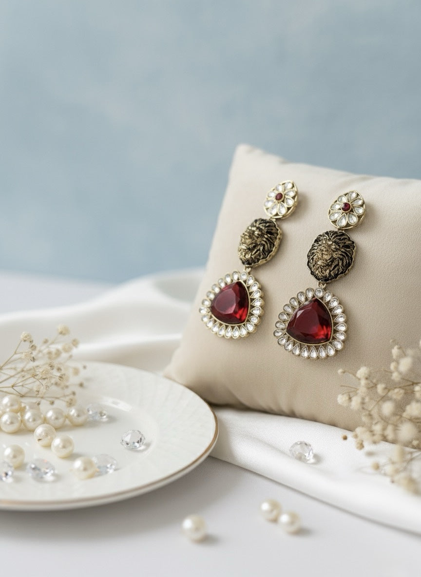 Statement Drop Earrings | Antique Fashion Jewelry image