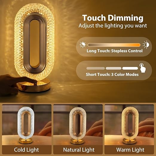 Crystal LED Table Lamp image 3