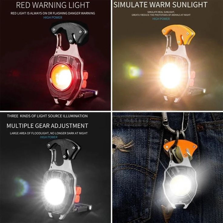 COB Keychain LED Mini Flashlight image 4