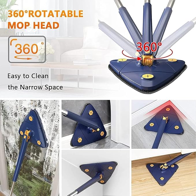 Triangle Mop with 360° Rotating Head image 1