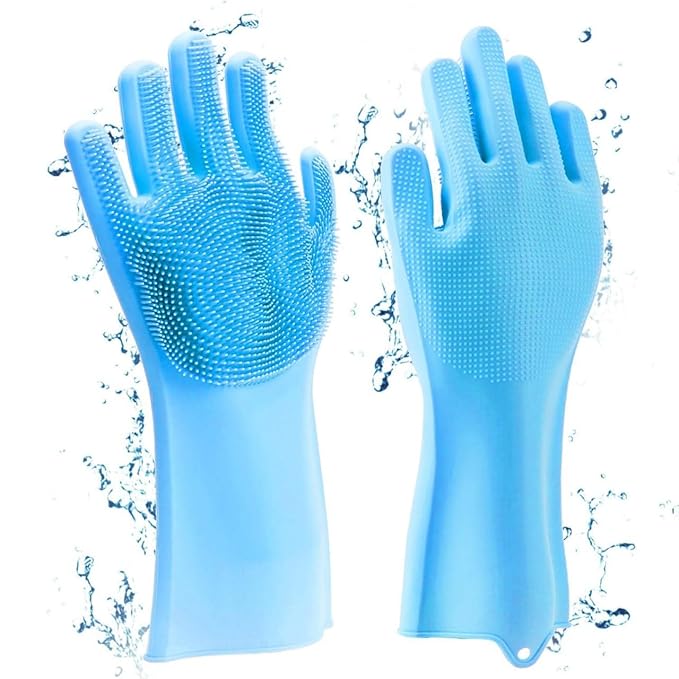 Sink Splash Guard – Waterproof Kitchen Protector with Free Scrubber Gloves image 2