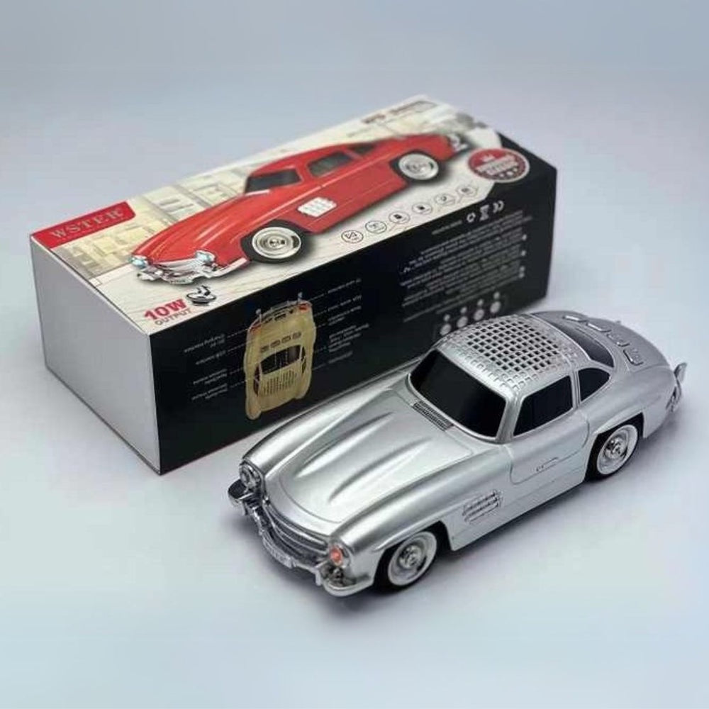 Classic Mercedes-Benz 300 Roadster Bluetooth Portable Speaker w/LED Light image 0