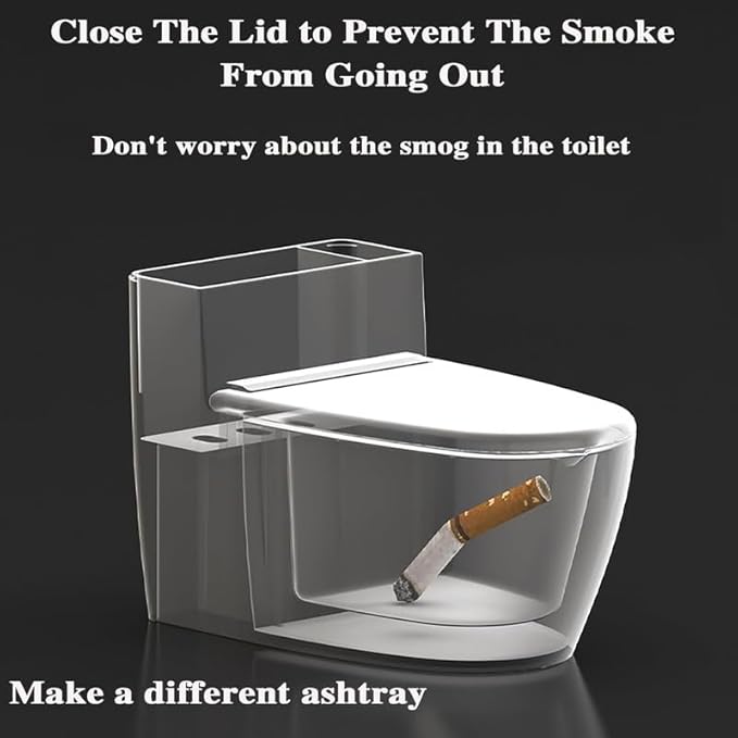 Ashtray for Cigarette – Creative Toilet Shape Design image 3