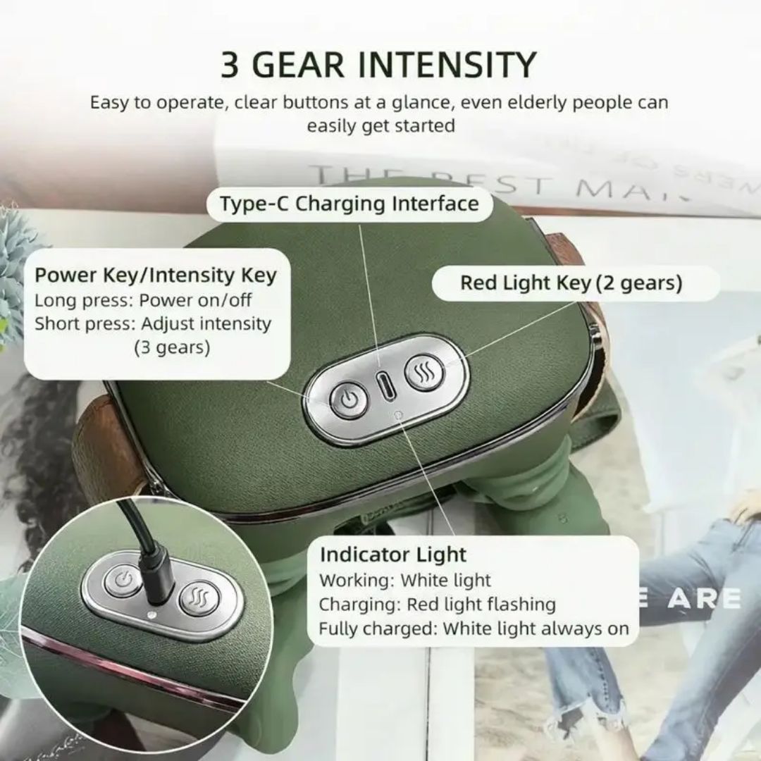 Bionic Heated Massager, Human Hand Design massager for Pain Relief image 4